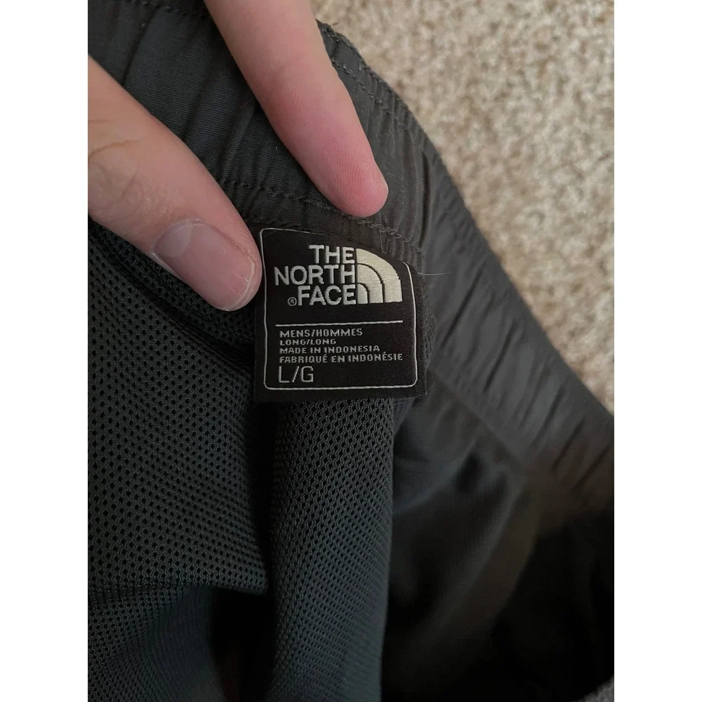 The North Face Mens Shorts Large Black FlashDry Belted Hiking Cargo 9
